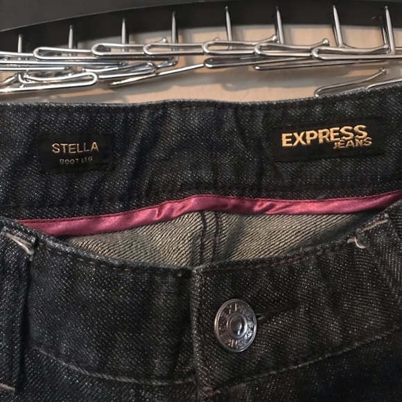 EXPRESS JEANS Embellished Bootcut size 8 - Picture 5 of 6